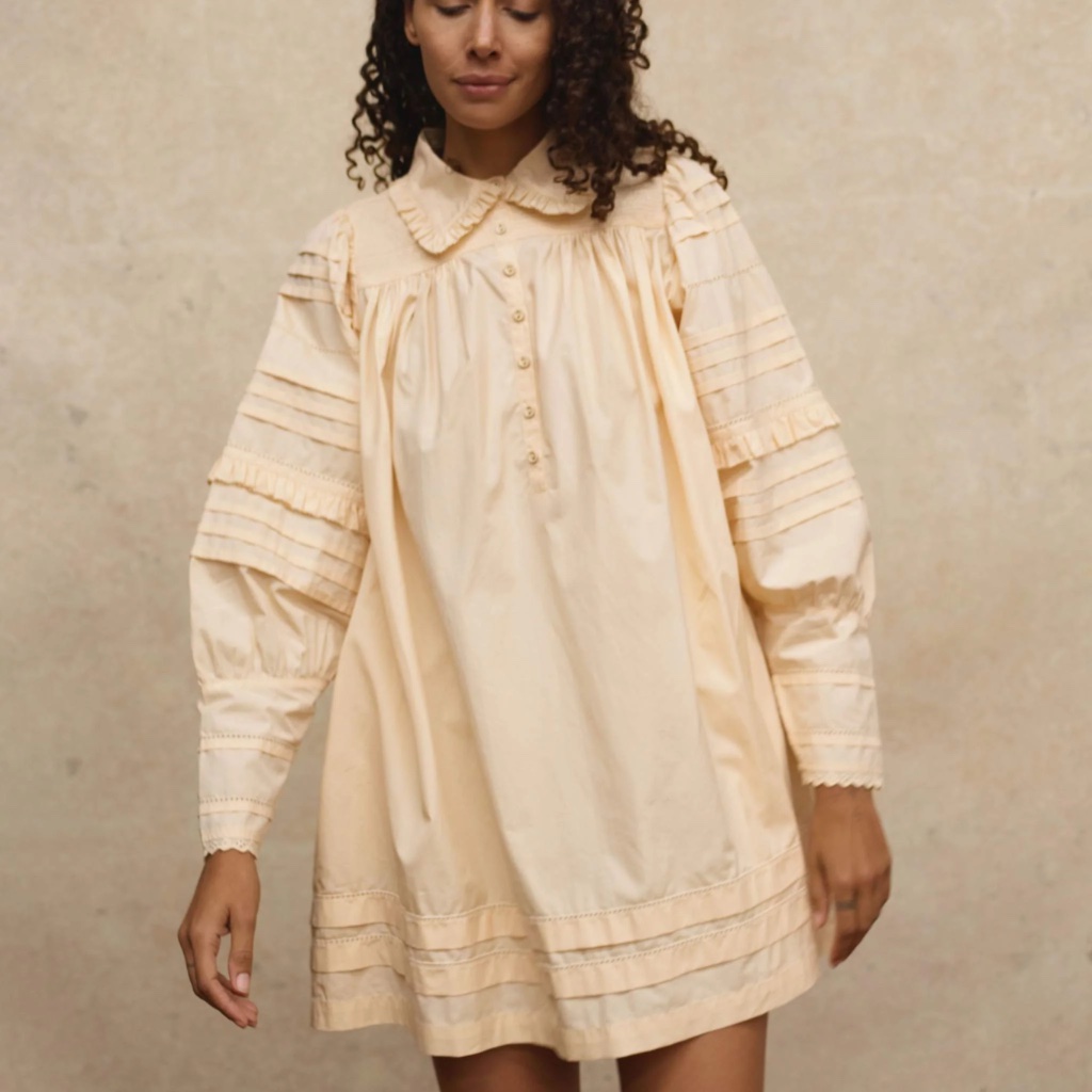 Christy Dawn Annabelle Dress In Pearl Color Size Xs
